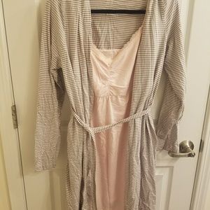 2 piece nursing gown sleep set